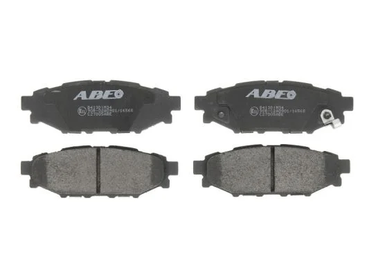 Sada brzdových destiček, kotoučová brzda ABE C27005ABE Sada brzdových destiček, kotoučová brzda ABE C27005ABE
