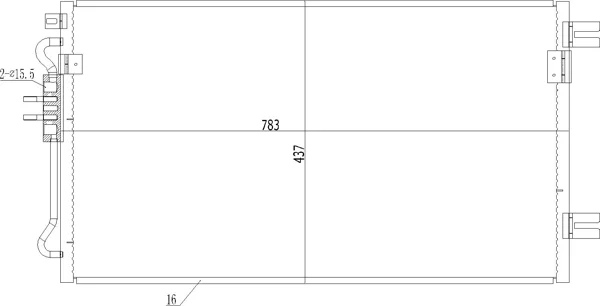 CHLADIČ KLIMATIZ.VOYAGER III2.8CRD 04 HART 614566